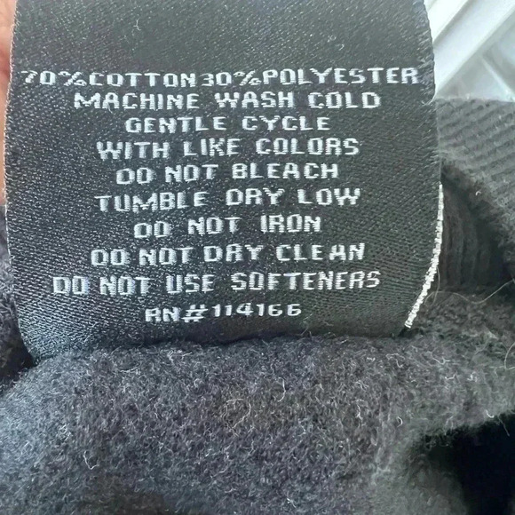 Men's Black Notre Dame Fighting Irish OHT Military Full-Zip Jacket Sz M - Picture 7 of 8